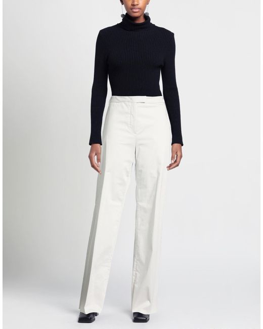 THE LATEST White Light Pants Cotton, Elastane