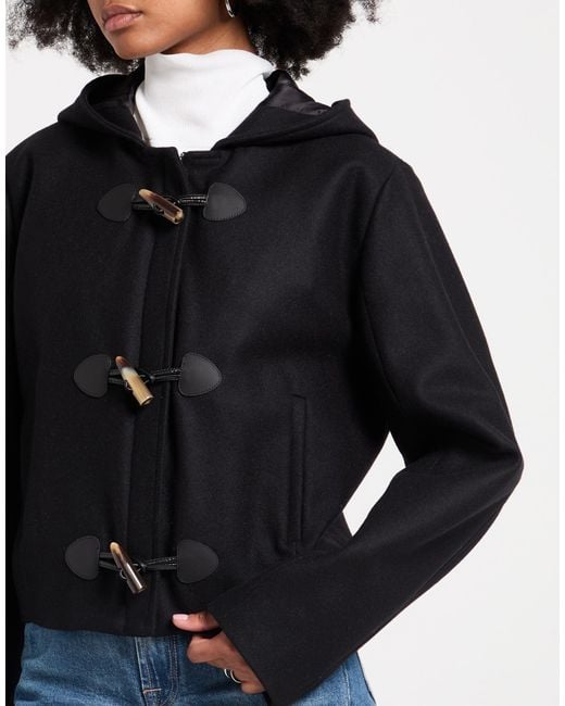 Grifoni Black Coat Virgin Wool, Polyamide