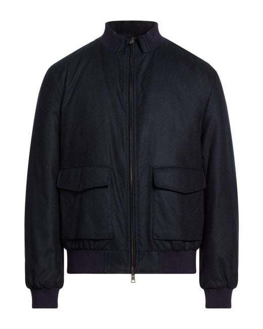 Boglioli Blue Midnight Jacket Virgin Wool, Polyamide, Cashmere for men