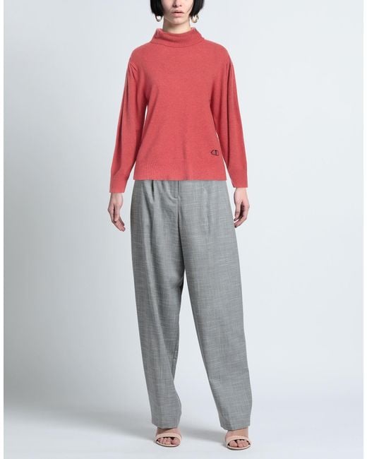 Twinset Red Turtleneck