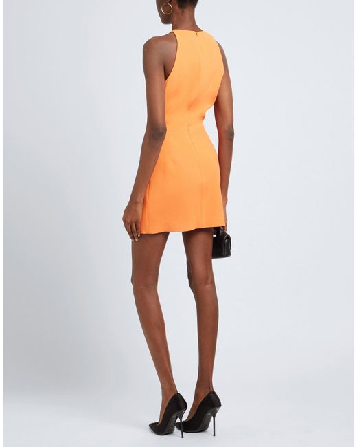 David Koma Orange Mini Dress