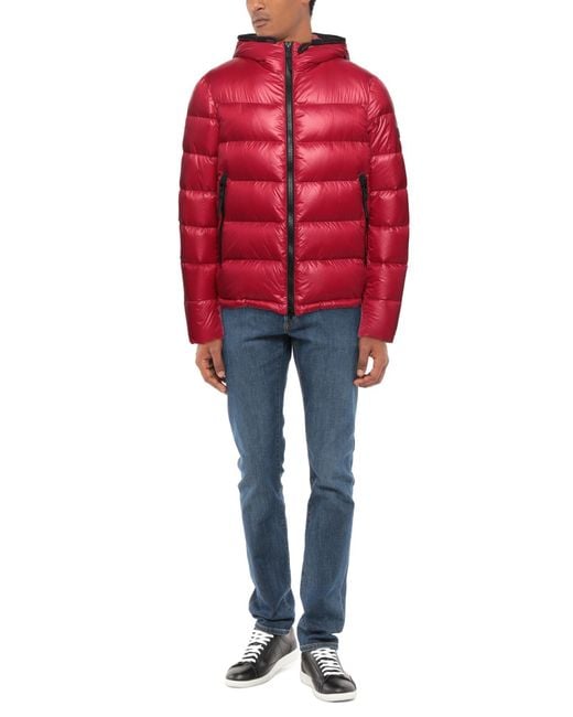 Peuterey Red Down Jacket for men