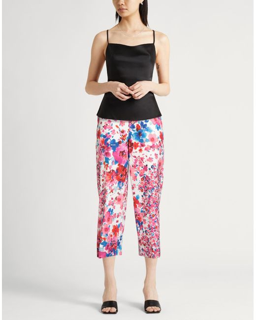 Liu Jo Red Pants Polyester, Elastane