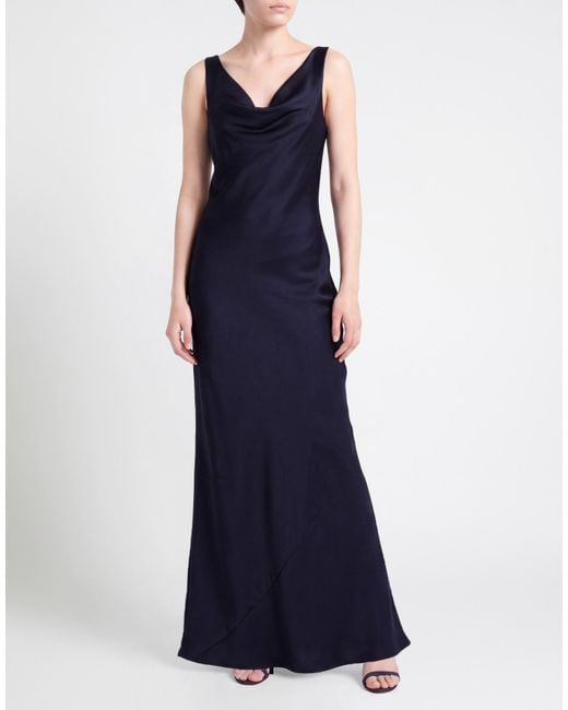 BLUE BROTHERS Blue Midnight Maxi Dress Polyester