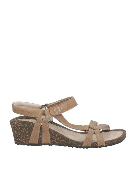 Teva White Khaki Sandals Leather
