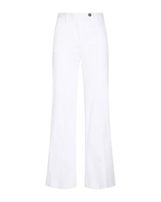 Massimo Alba White Trouser