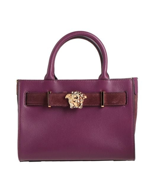 Versace Purple Handbag Calfskin