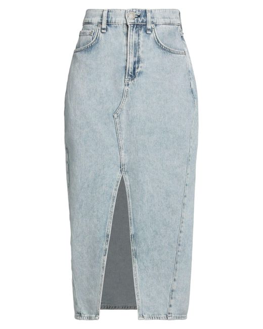 Rag & Bone Blue Denim Skirt Cotton