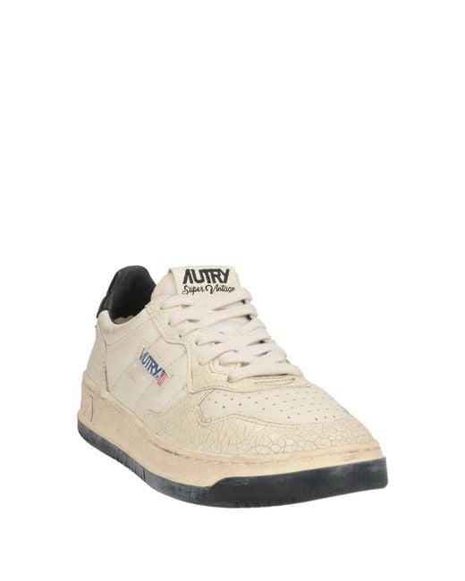 Autry White Cream Sneakers Leather