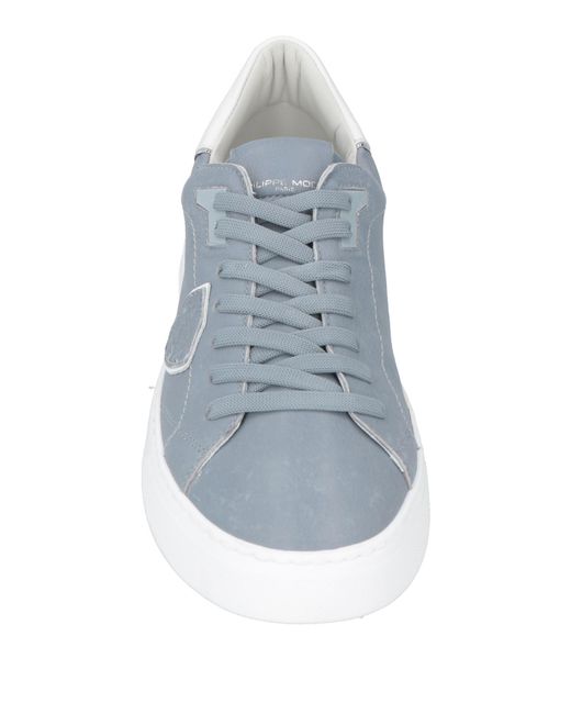 Philippe Model Blue Sneakers Leather for men