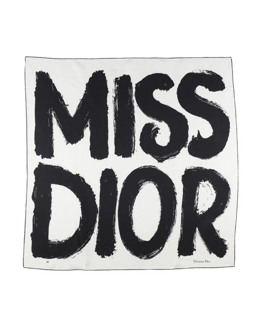 Dior Black Scarf Silk