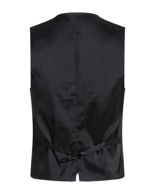 Tonello Black Tailored Vest for men