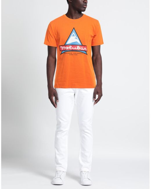 Holubar Orange T-shirt for men