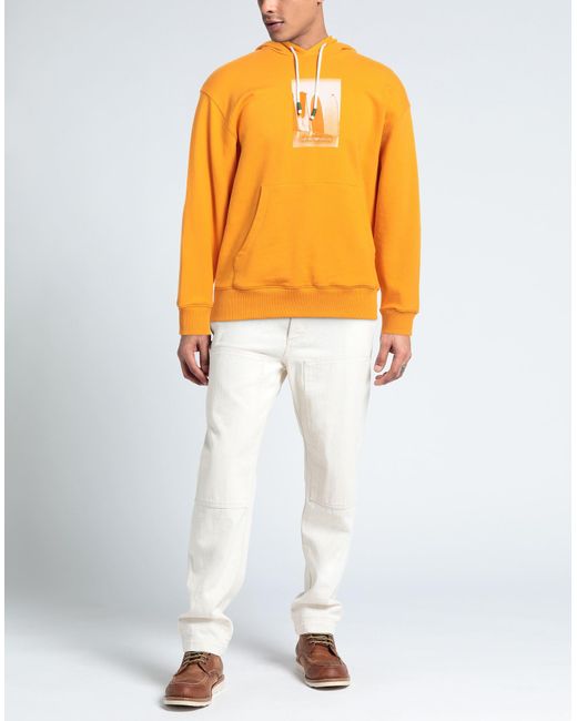 Emporio Armani Orange Sweatshirt for men