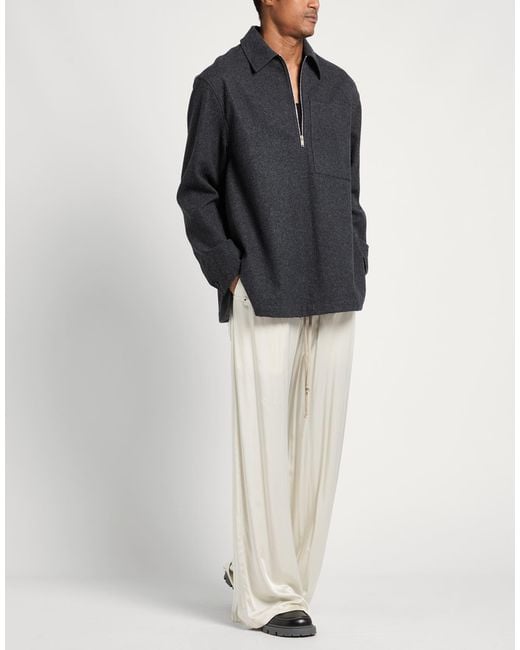 Jil Sander Blue Sweatshirt Virgin Wool for men