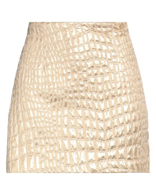 Blumarine Natural Mini Skirt