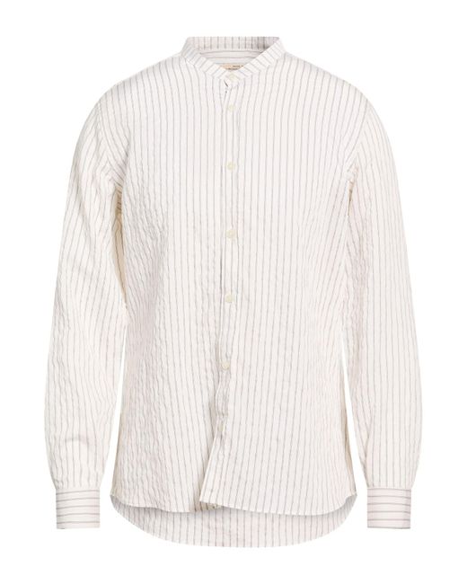 Camisa Messagerie de hombre de color White