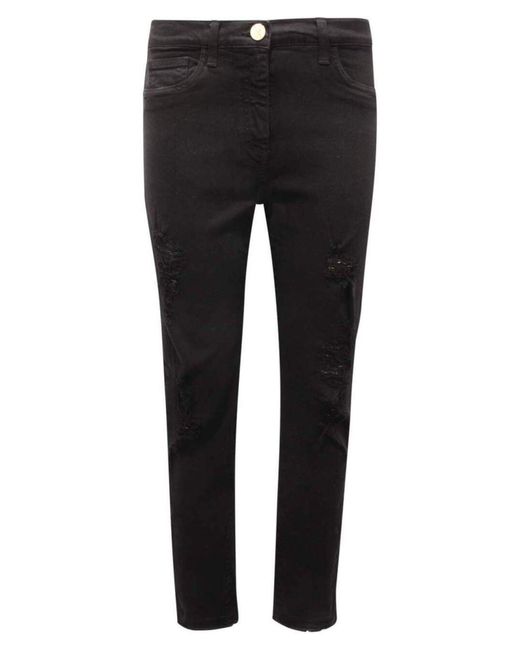 Pantaloni Jeans di Elisabetta Franchi in Black