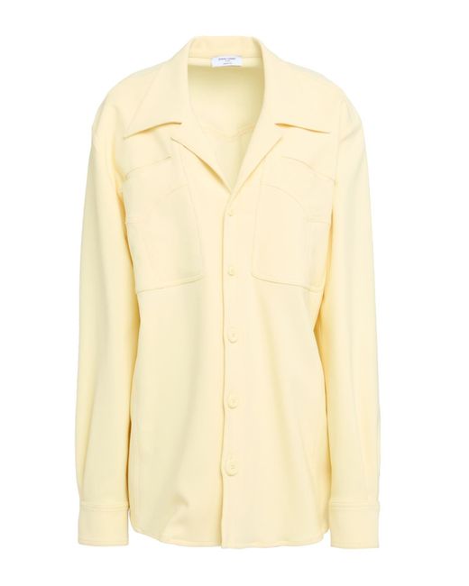 Opening Ceremony Yellow Shirt Polyester, Elastane