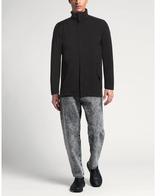 Scandinavian Edition Black Coat for men