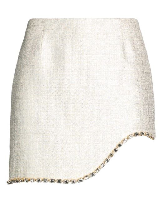 Elisabetta Franchi Natural Mini Skirt