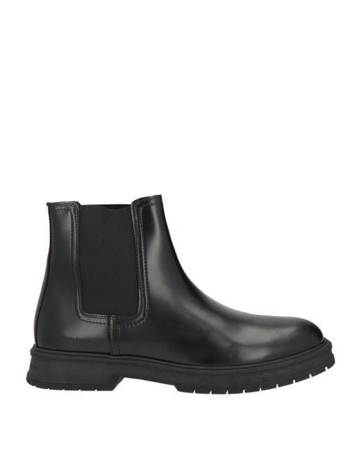 Tommy Hilfiger Black Ankle Boots Leather for men