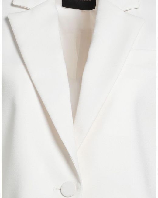 ANDAMANE White Ivory Blazer Polyester