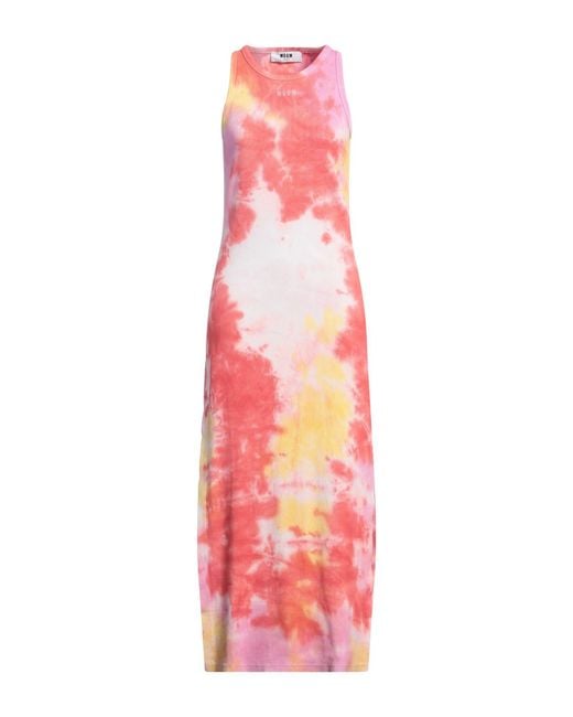 MSGM Pink Maxi Dress
