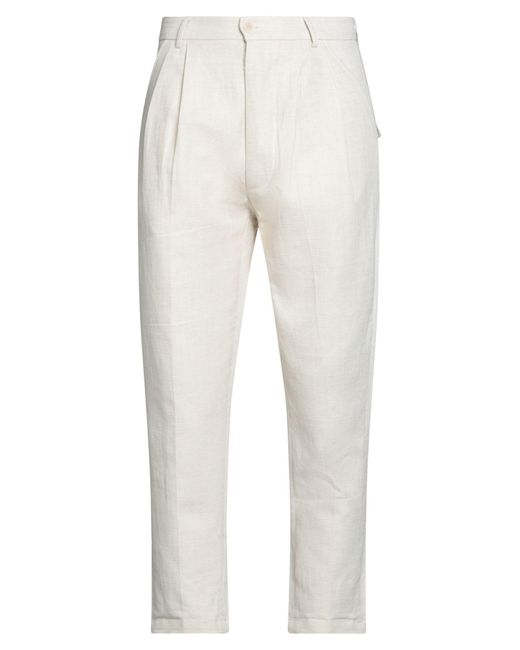 Gaelle Paris White Pants for men