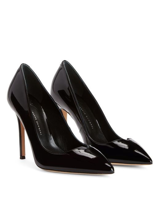 Zapatos Lucrezia con tacón de 105mm Giuseppe Zanotti de color Black