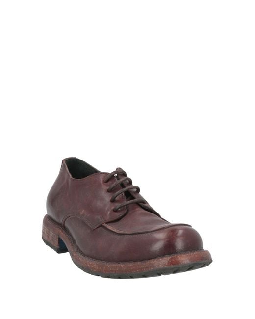 Moma Purple Lace-Up Shoes Leather for men