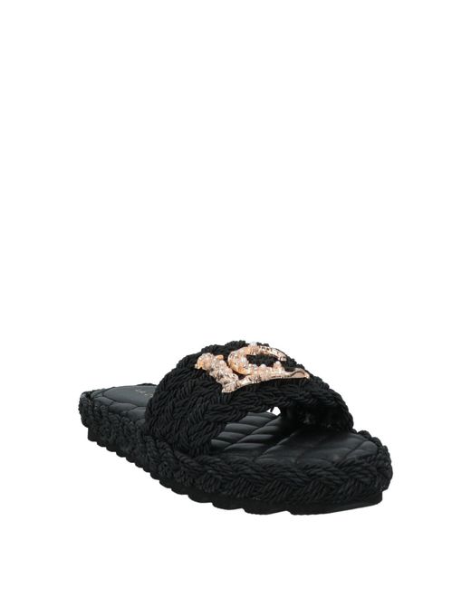 La Carrie Black Sandals