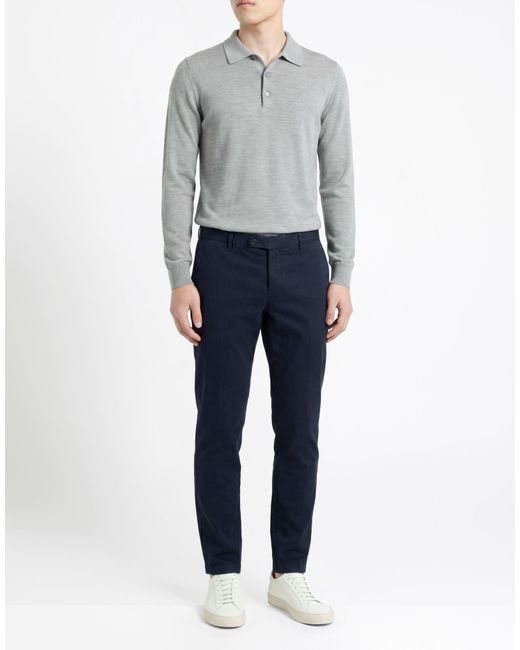 BE ABLE Blue Pants Cotton, Elastane for men