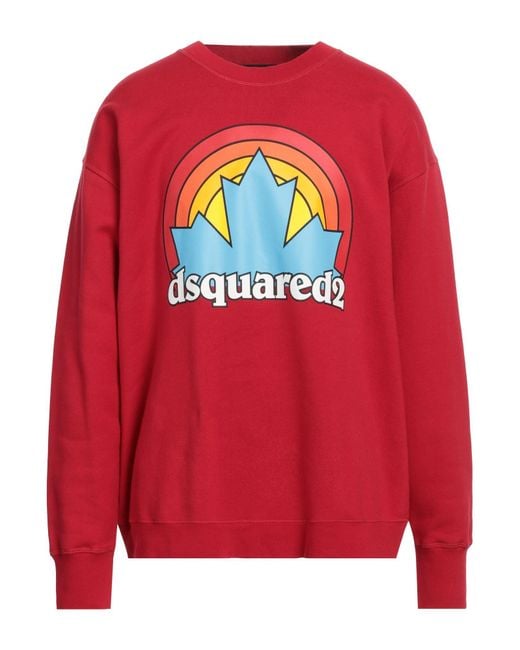 DSquared² Red Sweatshirt for men
