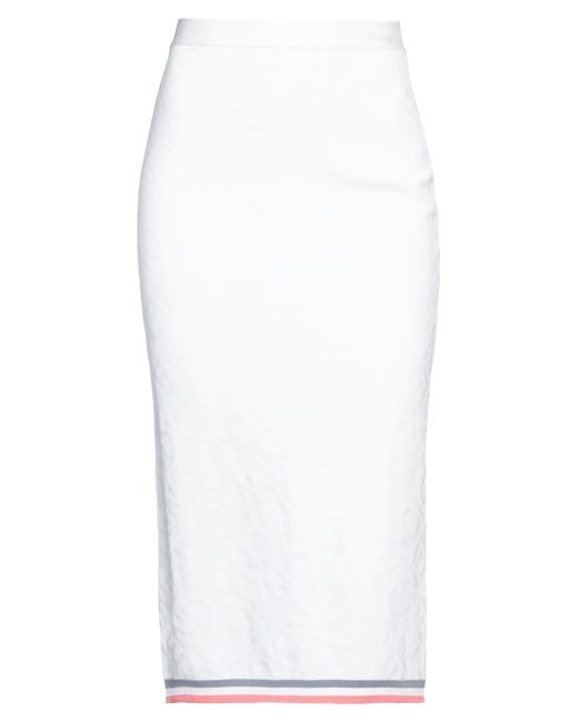 Fendi White Midi Skirt