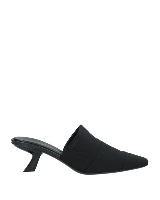 Ferragamo Black Mules & Clogs