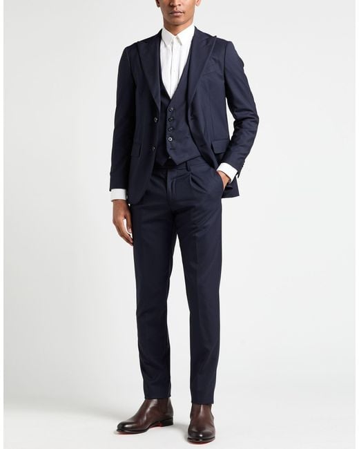 Boglioli Blue Suits for men
