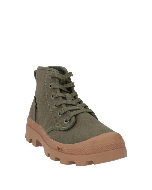 Aigle Green Ankle Boots