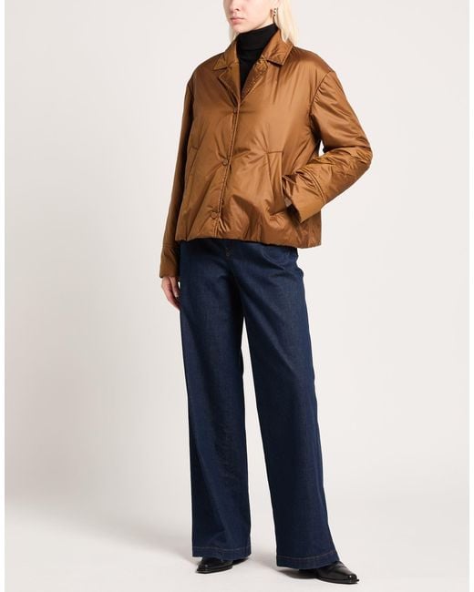 Max Mara Brown Puffer Polyamide