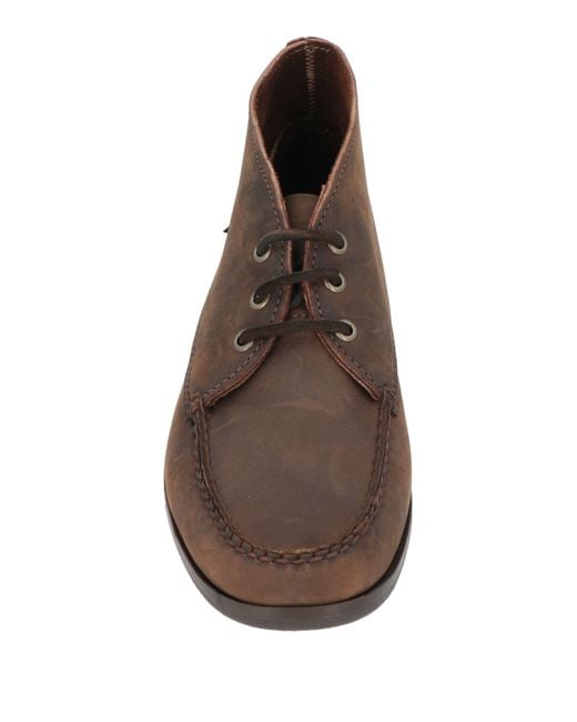 Sebago Brown Ankle Boots for men