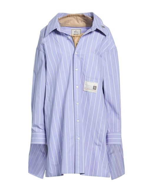 Maison Mihara Yasuhiro Blue Shirts