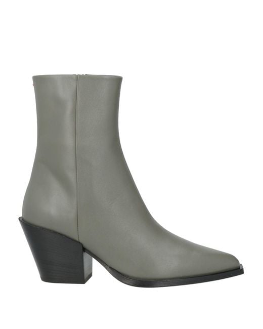 Aeyde Gray Ankle Boots