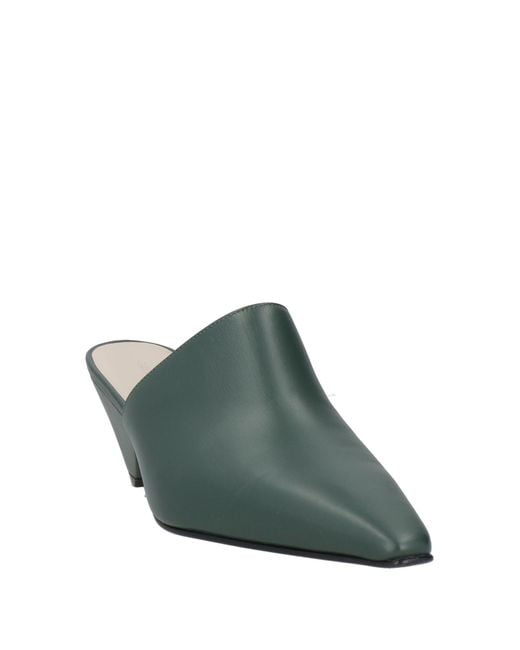 Fabiana Filippi Green Mules & Clogs