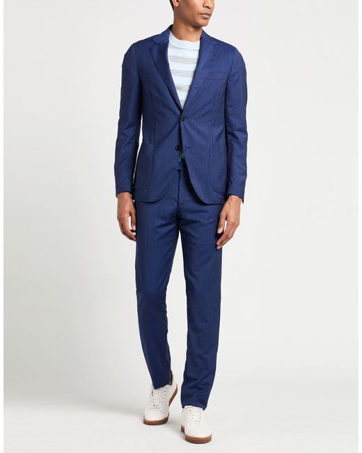 Lardini Blue Suit Wool for men