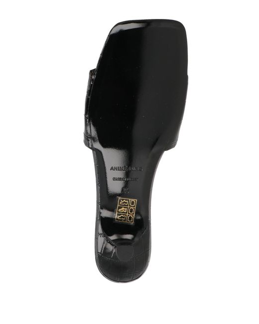 Anine Bing Black Sandals
