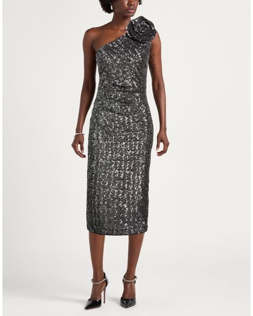 La Petite Robe Di Chiara Boni Multicolor Midi Dress Polyester