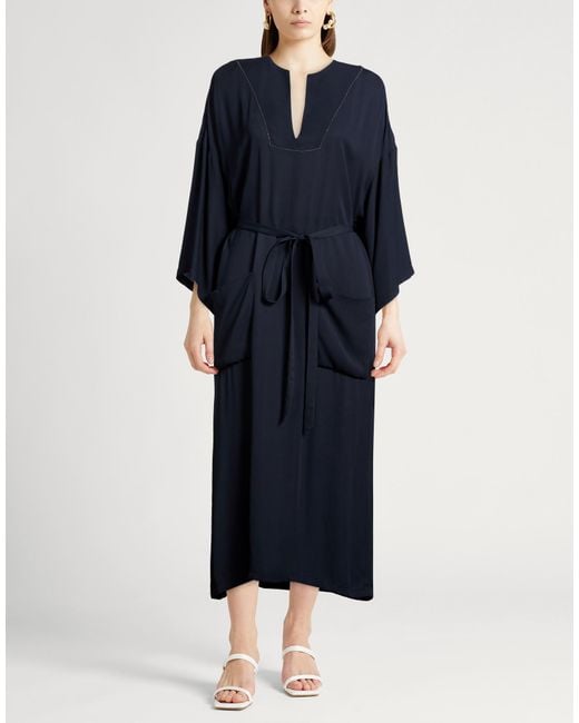 Fabiana Filippi Blue Midi Dress