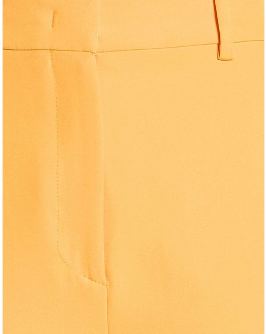 Iceberg Yellow Pants Polyester, Elastane