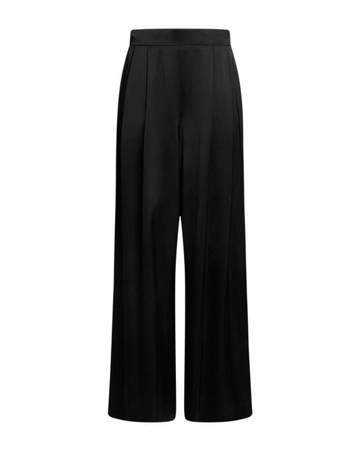 Fabiana Filippi Black Pants Viscose, Wool
