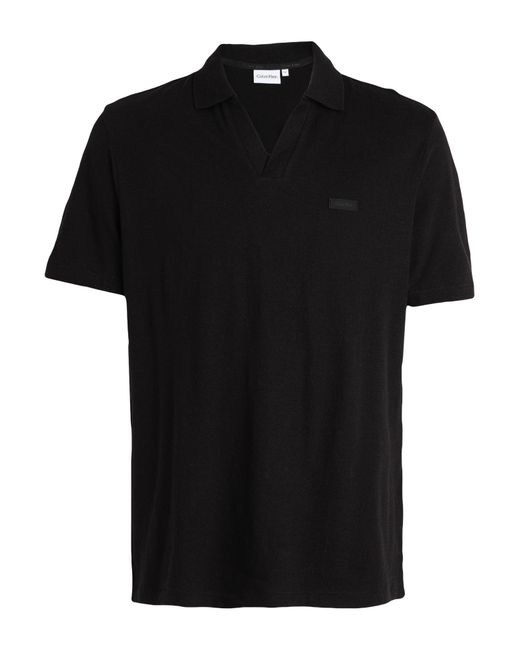 Calvin Klein Black Polo Shirt for men